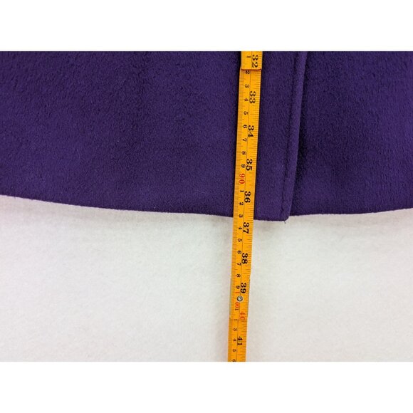 Jennifer Chase Vintage Women's Coat Size Small Purple 100% Wool - Picture 9 of 16